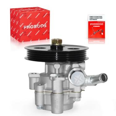 Imagem de PHOBOOS Bomba de direção hidráulica compatível com Toyota Camry 2002-2006 e Lexus ES300/ES330 2002-2006, 3.0L/3.3L, com saída e polia, direção suave, baixo ruído, alta durabilidade, ref. 21-5287