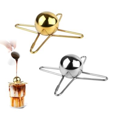Imagem de Clapery 2 bolas de café expresso congeladas para café expresso, aço inoxidável, bola de refrigeração, refrigerador expresso, acessórios para máquina de café expresso, fácil de limpar