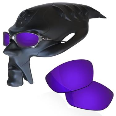 Imagem de RockShell Lentes polarizadas de substituição para óculos de sol Oakley Juliet, Plasma Purple Mirrorfirm - Geekpolar, One Size