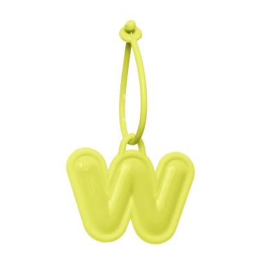 Imagem de Chaveiro Petite Jolie Letra W Amarelo Neon Único-Unissex