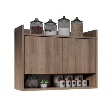 Imagem de Armário De Cozinha Aéreo 70,5 Cm Com Nicho Colin Freijó M12 - D'rossi