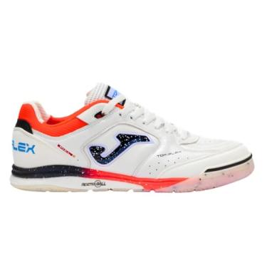 Imagem de Chuteira de Futsal Joma Top Flex Rebound (Branco e Coral, BR, Adulto, Numérico, 42)