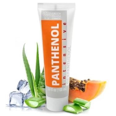 Imagem de Creme Pantenol Intensivo 9% com Aloe Vera e Ácido Hialurônico | Hidratação profunda, cuidados pós-sol e tatuagem, transplante de cabelo e alívio de erupções do bebê para todos os tipos de pele, 100 ml