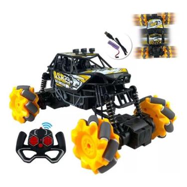 Imagem de Carrinho Controle Remoto Jipe Recarregavel Roda 360 Off Road - NoBrand