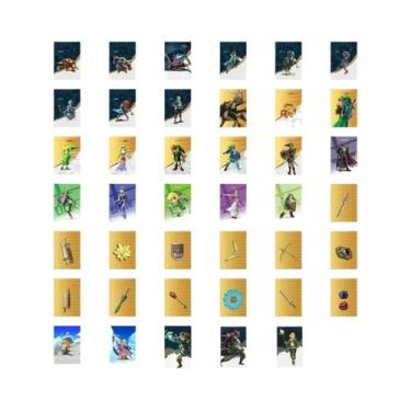 Imagem de Cartão De Jogo Zelda Breath of the Wild Tears of the Kingdom Link Prin