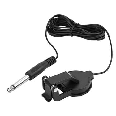 Imagem de Sonew Compatibilidade Ampla, Pick -up Perfeito, Clipe na Coleta de Guitarra de Violino Piezo Com Microfone Com Cabo, Fácil de Usar para Desempenho, Festas, Show de Classe