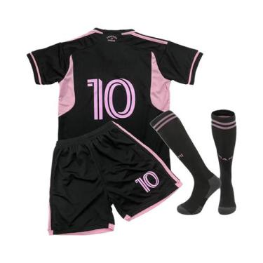 Imagem de Conjunto Esportivo Infantil Masculino Feminino Roupas De Futebol Vestu