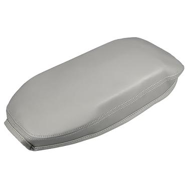 Imagem de A ABSOPRO Almofada de apoio de braço para console central de carro almofada macia suporte de apoio de braço para Toyota RAV4 2019-2023 couro sintético cinza