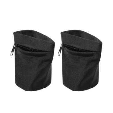 Imagem de simhoa Conjunto de 2 carteiras de pulso com zíper, ideais para corrida, esportes e tênis.