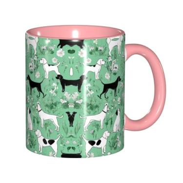 Imagem de Zeraoke Goat Frolic Print Canecas de café criativas, personalizadas, presente para a família, tamanho de 325 ml, unissex