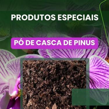 Imagem de Po de casca pinus para bonsai, orquideas, vasos, flores, hortas 20 lit