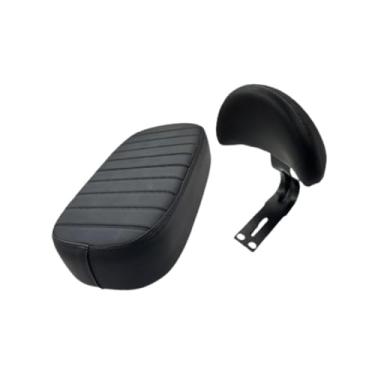 Imagem de Colaxi Sela de passageiro traseiro do banco traseiro de bicicleta elétrica, elegante e à prova de choque, confortável, confortável, almofada de passageiro, com Encosto Grande