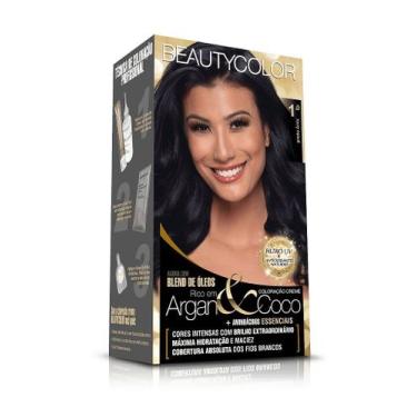 Imagem de TINTURA BEAUTY COLOR 1.0 PRETO ONIX - Coloração Capilar