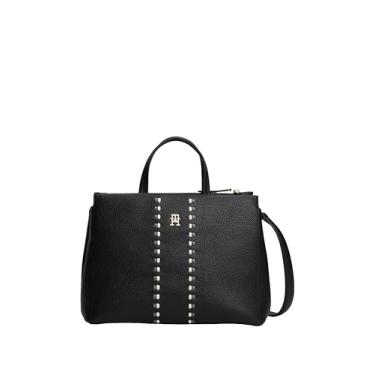 Imagem de Tommy Hilfiger Bolsa feminina atemporal, preta, tamanho único