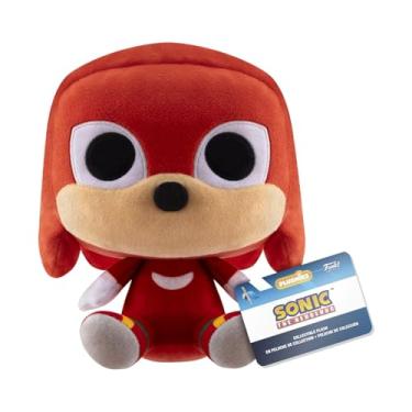 Imagem de Funko Pop! Plush: Sonic The Hedgehog - Knuckles The Echidna - (7") - peluche colecionável - ideia de presente de aniversário - boneca oficial para crianças e adultos namoradas e namorados