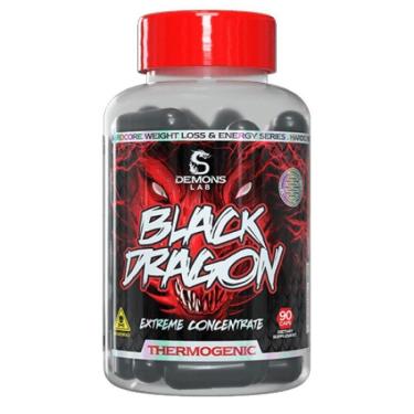 Imagem de Black Dragon Termogenico Com Carnitina 90Caps - Demons Lab-Unissex