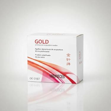 Imagem de Agulha Acupuntura 25x75 Cx 1000 Un Pcte - Gold