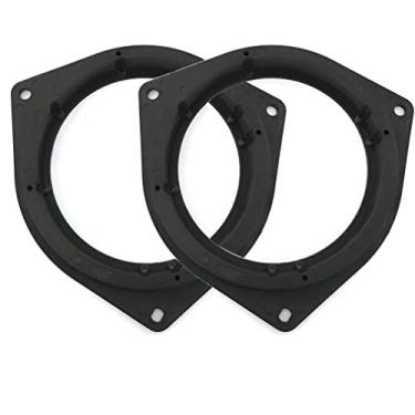 Imagem de YDC Kit de anel de suporte de 16,5 cm, adaptador de alto-falante de porta estéreo para carro, placas de montagem compatíveis com Toyota Avalon, Corolla, Highlander, Prius, Rav, Solara, Tacoma, Venza