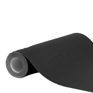 Imagem de Papel Adesivo Preto Decorativo ROLO 5 METROS Adesivo Parede Moveis Ele