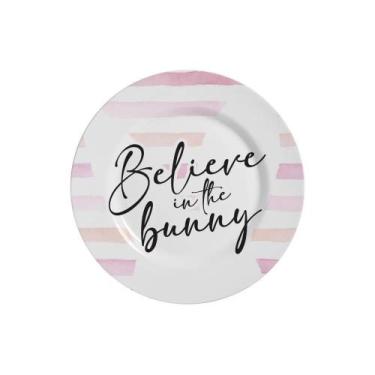 Imagem de Conjunto 6 Pratos De Sobremesa Happy Easter C Pascoa 21Cm - Alleanza C