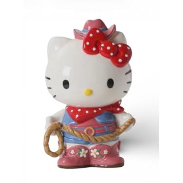 Imagem de Hello Kitty Cowgirl Bank, 5.5" L x 4.5" W x 8.325" H Created by Blue Sky Clayworks