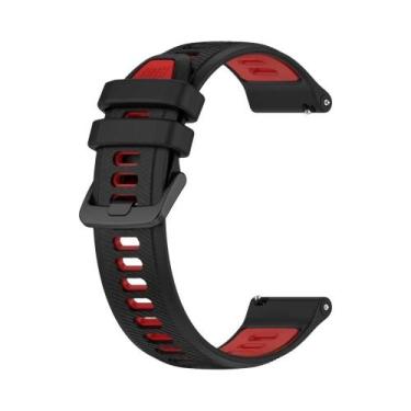 Imagem de Pulseira De Silicone 20/22mm Para Amazfit Bip 6 GTR Huawei Watch GT 5 