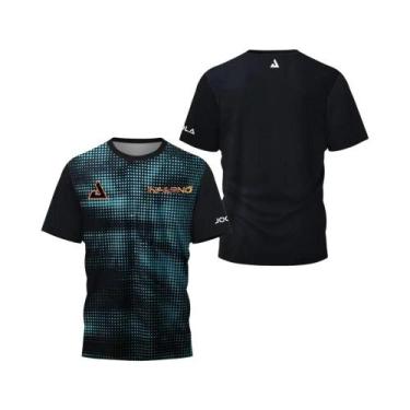 Imagem de Camiseta Esportiva Masculina De Verão Com Estampa Floral, Secagem Rápi