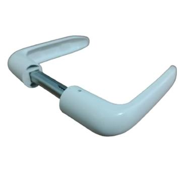 Imagem de Maçaneta Para Fechadura Porta Stam Modelo 11 - Branca