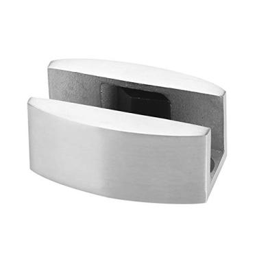 Imagem de Irfora Guia de Piso Ajustável Em Aço Inoxidável, Resistente a ácidos e álcalis, Espessura de Vidro 8-14 Mm, Acabamento Escovado, para Banheiro, Guia Inferior Divisória Vidro