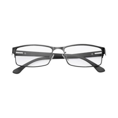 Imagem de Óculos De Leitura Masculinos Para Negócios Com Hinge De Molas, Armação