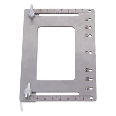 Imagem de Acouto Localizador de Punção Com Distâncias de 7 Furos e Escala Precisa - para Puxadores de Móveis e Instalações de gabinete.
