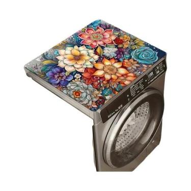 Imagem de Tapete De Secagem De Louça Super Absorvente Colorido Antiderrapante Pa