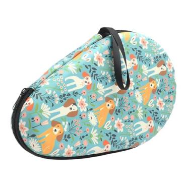 Imagem de simhoa Capa protetora para raquete de tênis de mesa, estojo para guardar raquetes de pingue-pongue, bolsa para esportes, Verde