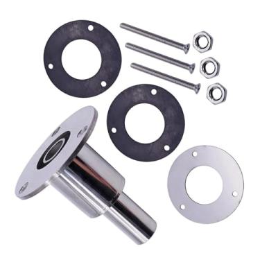 Imagem de Revestimento de escape do casco de 2,4 cm, tubo de mangueira de aço inoxidável, porta de exaustão marítima para aquecedores de estacionamento a diesel, tipo CA reto