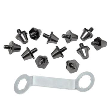 Imagem de Lljsszr 12x Travas para Chuteiras de Futebol, Rugby, Campo Firme, M5 11mm 13mm, Travas para Chuteiras de Grama Sintética, Travas para Tênis de Atletismo, Trav