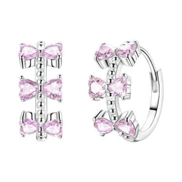 Imagem de Brinco original 925 prata esterlina cereja arco pendientes para mulher