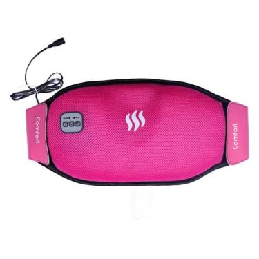 Imagem de Cinta Tratamento Cólicas Dor Costas Massagem Rainoah - Rosa - Comfort