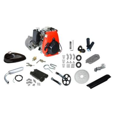 Imagem de Kit Motor Gasolina Bike Bicicleta Motorizada 4 Tempos 53cc Transmissão