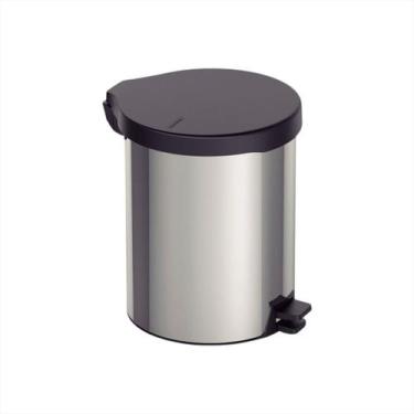 Imagem de Lixeira Banheiro Cozinha Cesto de lixo com Tampa e Pedal Tramontina, 1