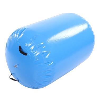 Imagem de SPYMINNPOO Rolo de Ar, Rolo de Ginástica Inflável Em Pvc, Equipamento de Treino de Mola Traseira, Esteira Com Bomba Manual para Uso Interno e Externo (bule)