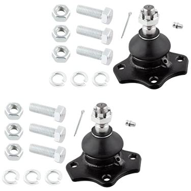 Imagem de BOXI 2 peças de juntas esféricas superiores dianteiras adequadas para Ford Fairlane Falcon Maverick Mustang Ranchero Torino 1963 1964 1965 1966 1967 1968 1969 1970-1977/ para Mercury Comet Cougar