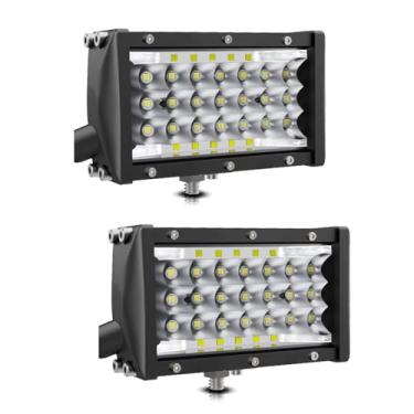 Imagem de Luz de trabalho para veículos off-road 6000 K luzes de condução à prova d'água 12 polegadas luz de trabalho 102W 6000K luzes de condução à prova d'água para veículos off-road, caminhões, quadriciclo