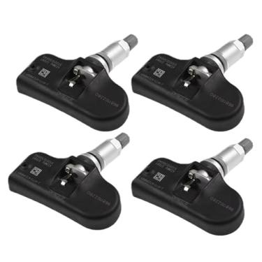 Imagem de Sensor TPMS de pressão de pneus compatível com Citroen para C4 C5 C6 C8, números de peça 9681102280 e 9634866180 (4 unidades)