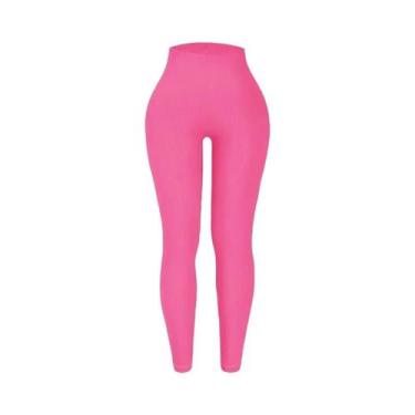Imagem de Calças De Yoga Sem Costura De Cintura Alta Para Mulheres, Leggings Esp