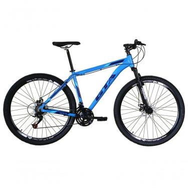 Imagem de Bicicleta Aro 29 Gta Start 21v Freio A Disco Hidráulico Alumínio Garfo Suspensão - Azul Tam.21