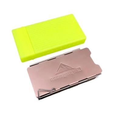 Imagem de Protetor De Vento Para Fogão a Gás Dobrável De Bronze Com 10 Placas Em