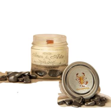 Imagem de Vela Aromática Artesanal Premium Linha Zodíaco 150G