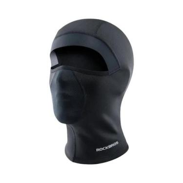 Imagem de Máscara De Ciclismo De Inverno À Prova De Vento ROCKBROS, Balaclava Qu