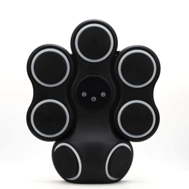 Imagem de SPYMINNPOO Máquina de Boxe Musical, Máquina Portátil de Boxe de Montagem Em Parede de Desenho Animado Com Efeitos Sonoros e Luzes LED para Crianças (Conjunto pai-filho)