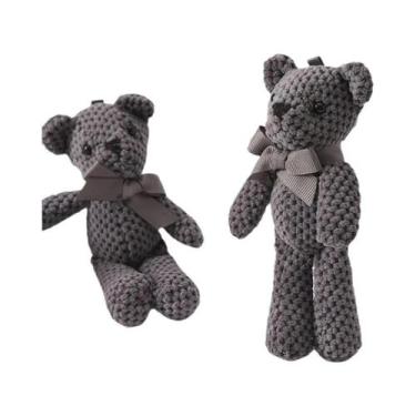 Imagem de Urso De Pelúcia Fofo De 15CM, Brinquedo De Pelúcia, Chaveiro De Boneca
